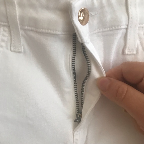 NWT Joe’s Jeans Flawless The Icon Mid Rise Skinny Crop Cuff Hennie White Size 29 - Picture 9 of 14